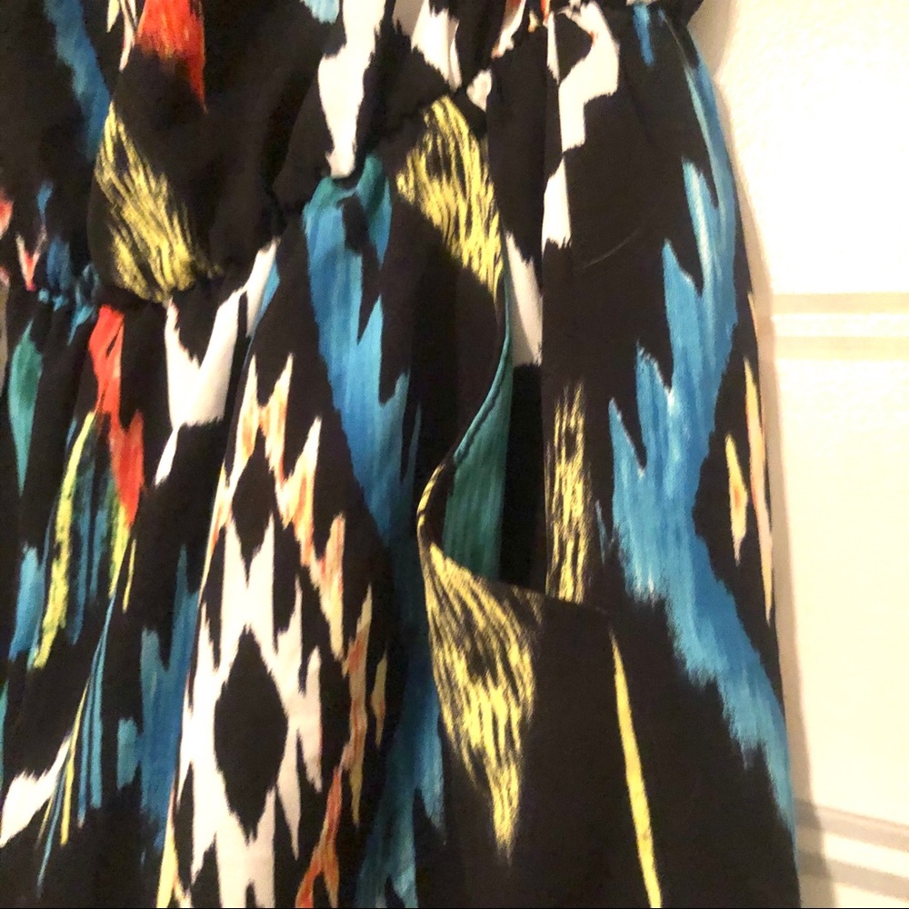 TYCHE Tribal Geo Print Tube Top Romper - Picture 3 of 4